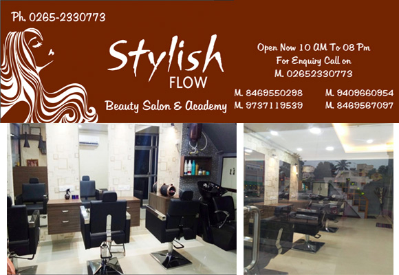 Stylish Flow Beauty Salon Race Course Tower Vadodara Helpline